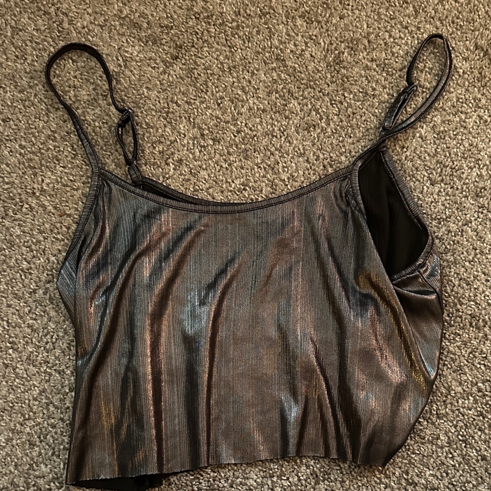 Shimmering Bronze Camisole Top
